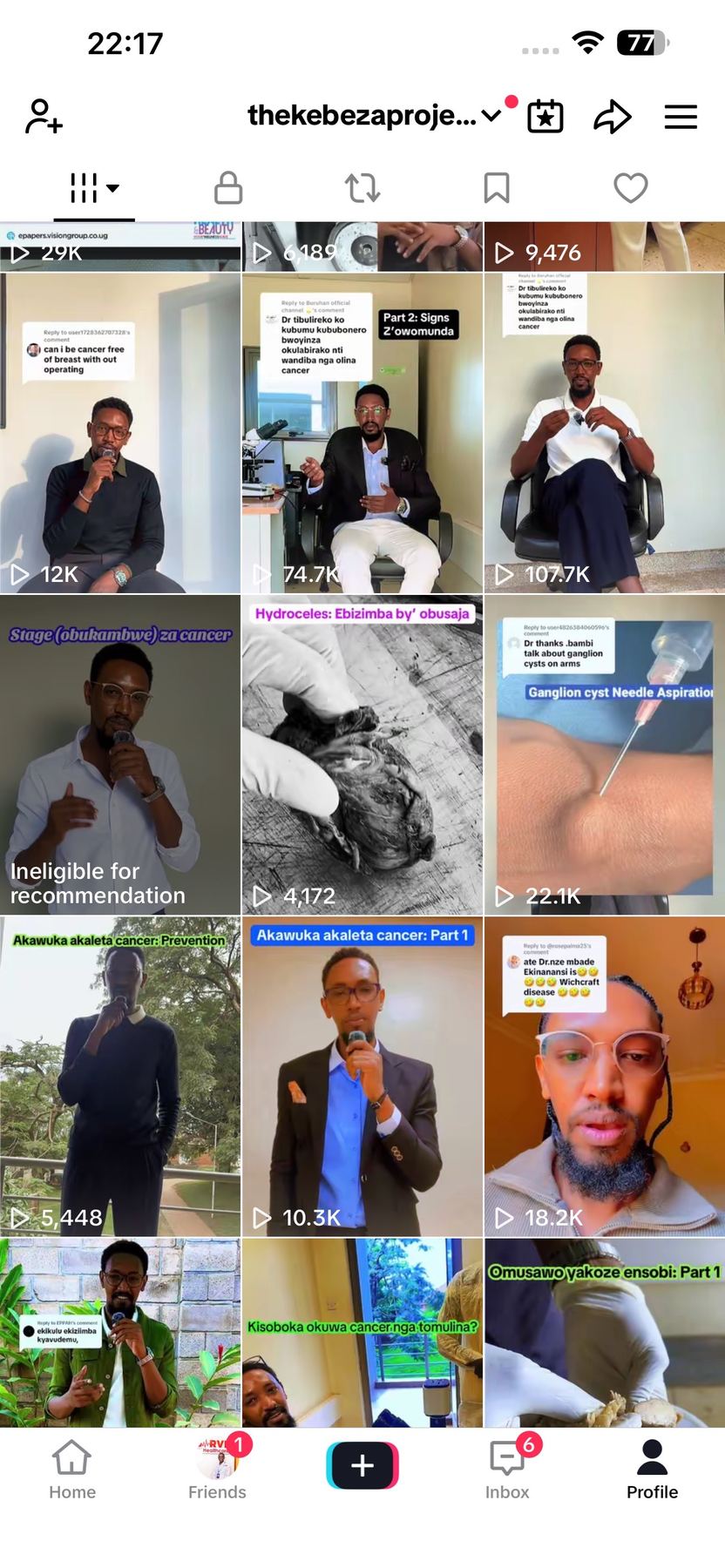 Kebeza high reach Luganda cancer awareness videos