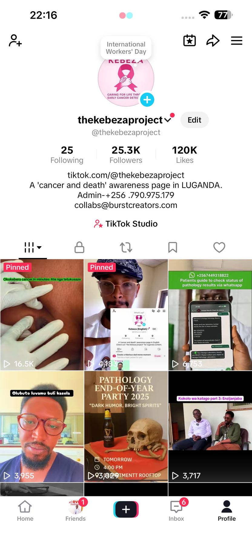 Kebeza Luganda TikTok profile
